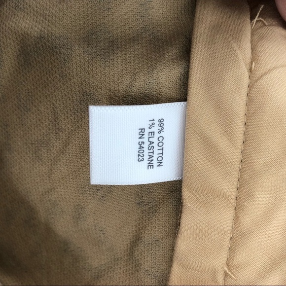 BANANA REPUBLIC Camden Pant Animal Print Cheetah Leopard Camel Tan 8 Dressy Pant - Picture 6 of 7